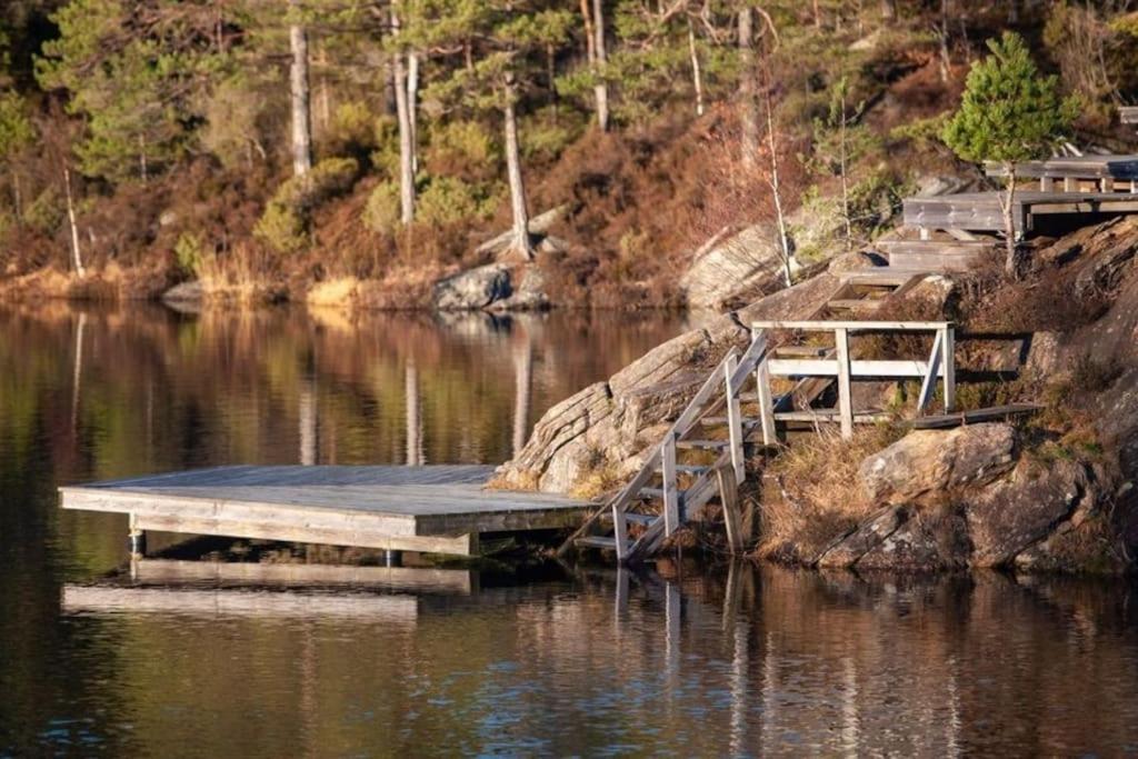 Romslig Og Fin Leilighet 17 Min Til Kristiansand Centrum Nodeland Экстерьер фото
